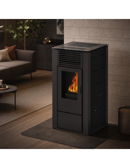 Estufa de Pellets canalizable HERMOD 14kw