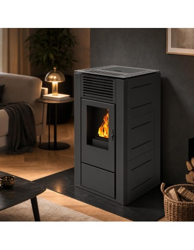 Estufa de Pellets canalizable HERMOD 14kw