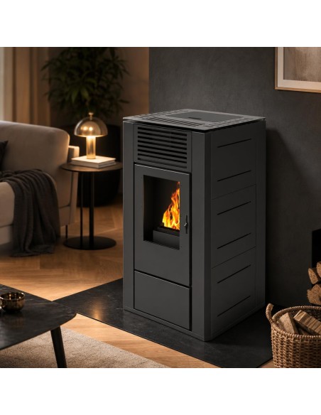 Estufa de Pellets canalizable HERMOD 14kw