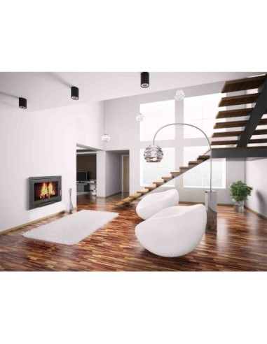 Hogar metálico 70 Puerta panorámica14 Kw