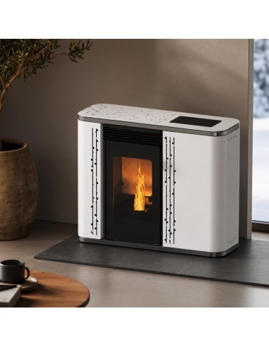 Mini estufa de pellets de pasillo ROBIN 7kW