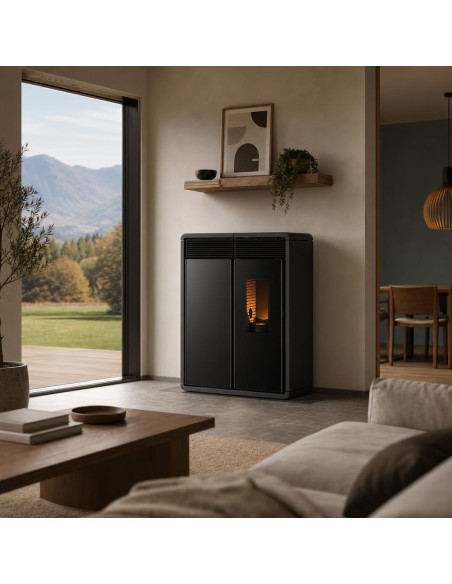 Estufa de pellet de Pasillo Canalizado IDUNN 14kW