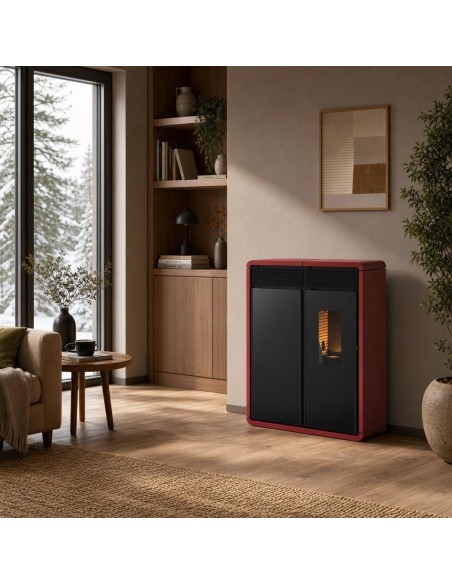 Estufa de pellet de Pasillo Canalizado IDUNN 14kW
