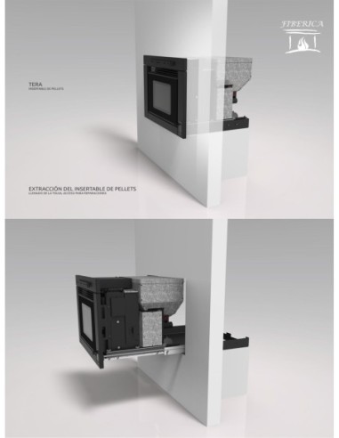 Chimenea de pellets - Insert DELIA 11 kW