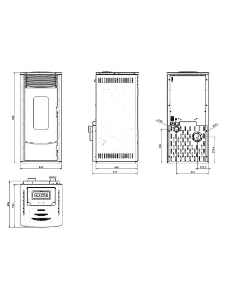 Pellets aire 11kW - Acantis