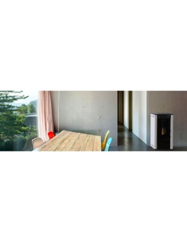 Estufa de pellets hidro con turbina - LISA Air...