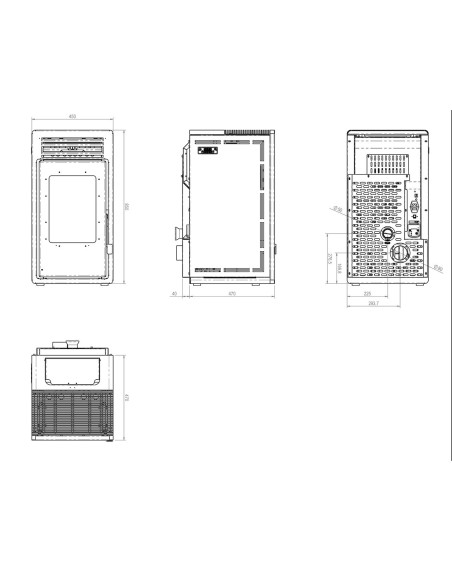 Pellet aire 9kW + WiFi - TEIDE