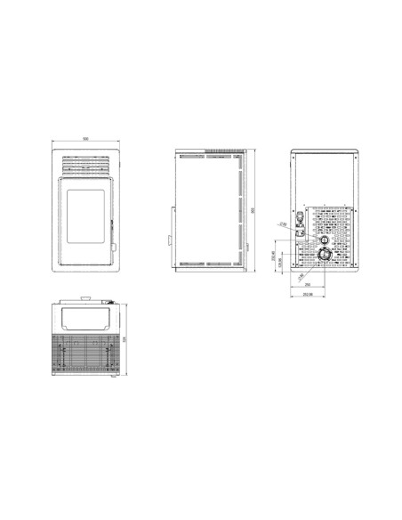 Pellets aire 13 kW - TEIDE
