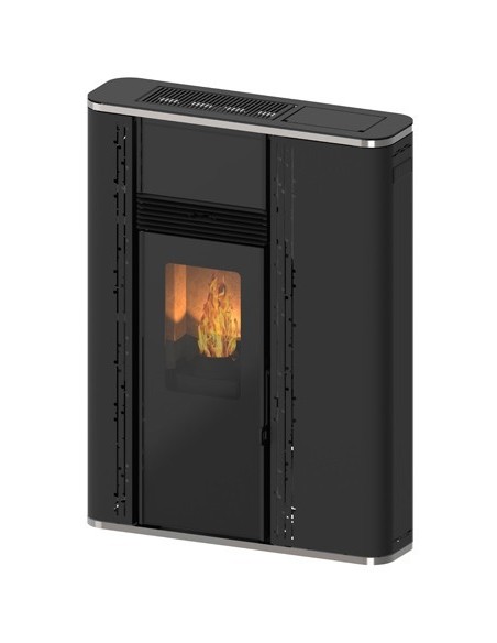Estufa de pellets de pasillo Canalizada Super-slim 21cm - Apo 12kW