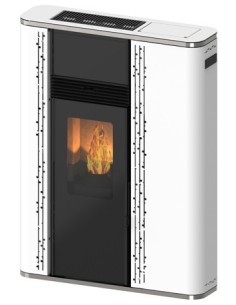 Estufa de pellets de pasillo Canalizada Super-slim 21cm -... 2