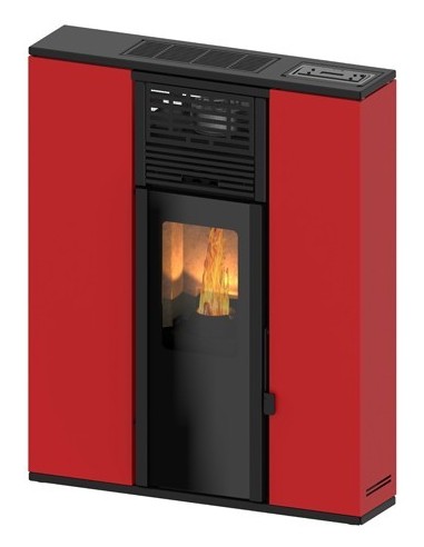 Estufa de pellets canalizada de pasillo Andos...