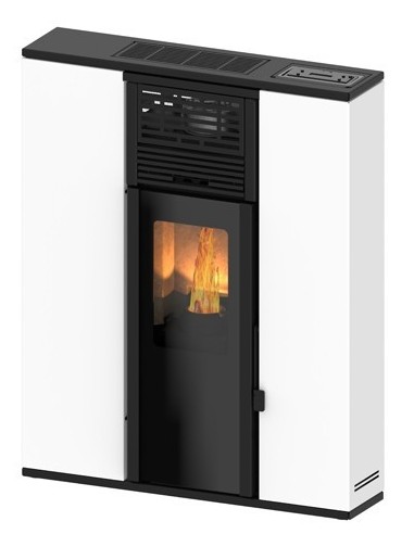 Estufa de pellets canalizada de pasillo Andos...