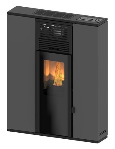 Estufa de pellets canalizada de pasillo Andos...