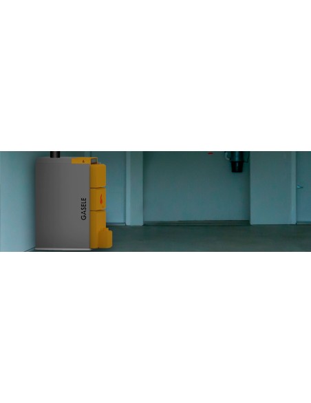 Gasificación 28kW - Caldera Gasele leña