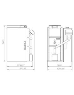 Leña/pellets 40kW - Caldera Gasele Combi 2